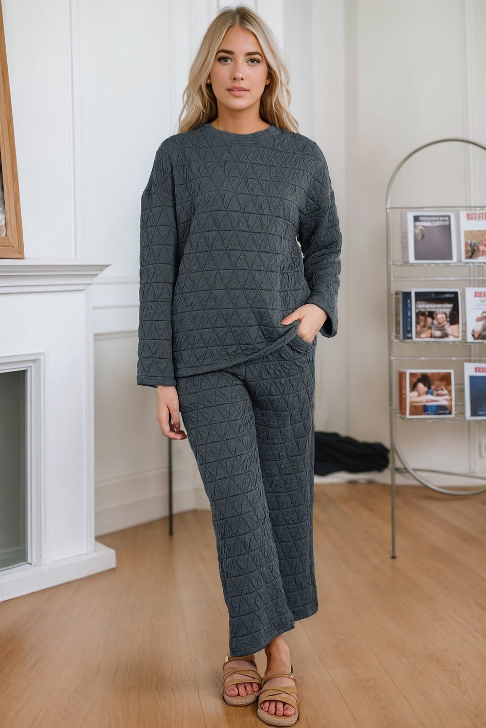 "The Geo" Lounge Set - Honey Dreams Boutique