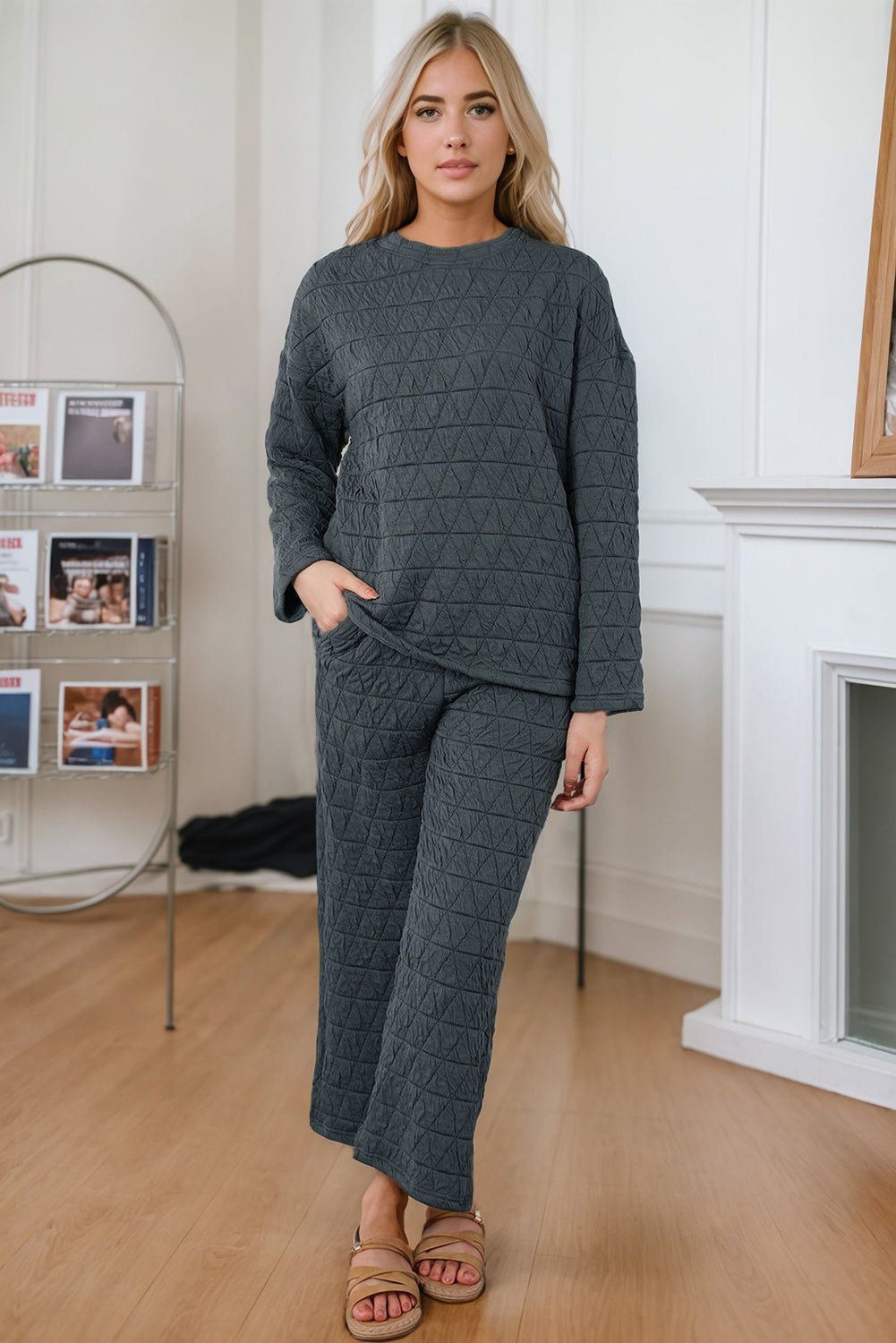 "The Geo" Lounge Set - Honey Dreams Boutique